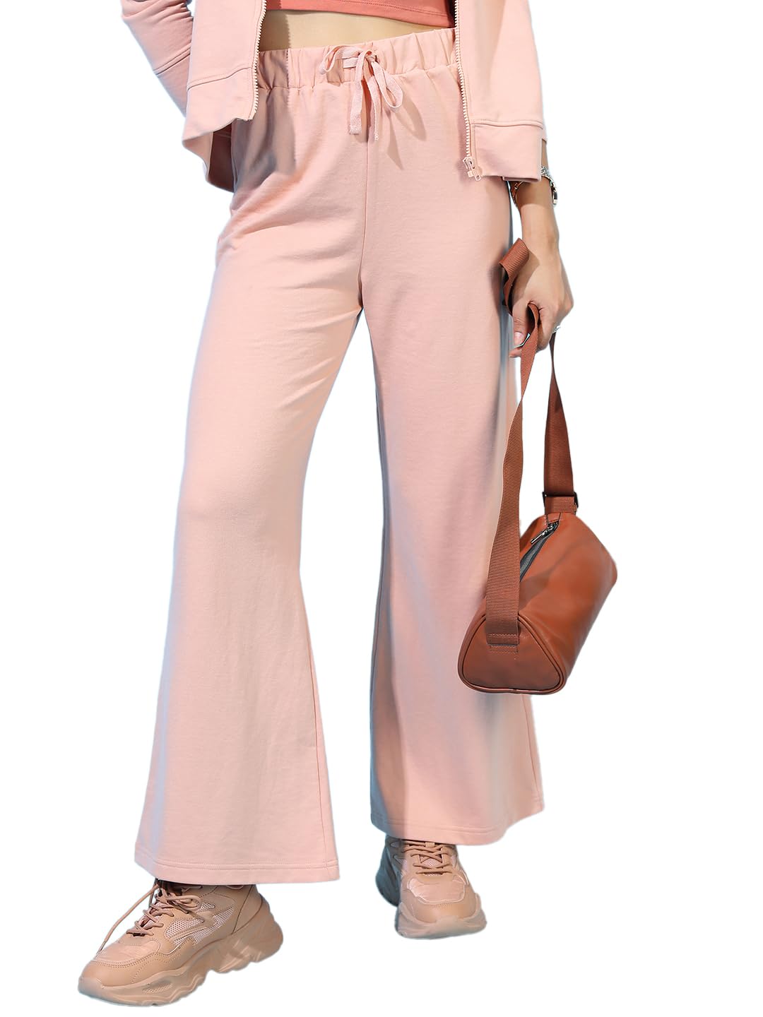 tokyo talkies Women's Regular Fit Regular Track Pants | Stretchable | Casual Wear Mid-Rise| Gymwear | Sports Wear-picture-42