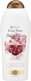 ايفير بيور Ever Pure Beauty Elixir Cherry Body Wash for Sensitive Skin, 650 Milliliters