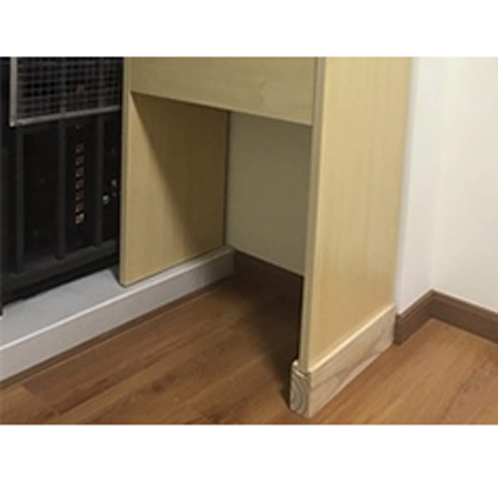 Patas de madera para muebles, paquete de 4 elevadores de altura ajustables para sofá, mesa, escritorio, cama, 10 x 1,2 x 5 cm, elevadores de muebles para armarios y más