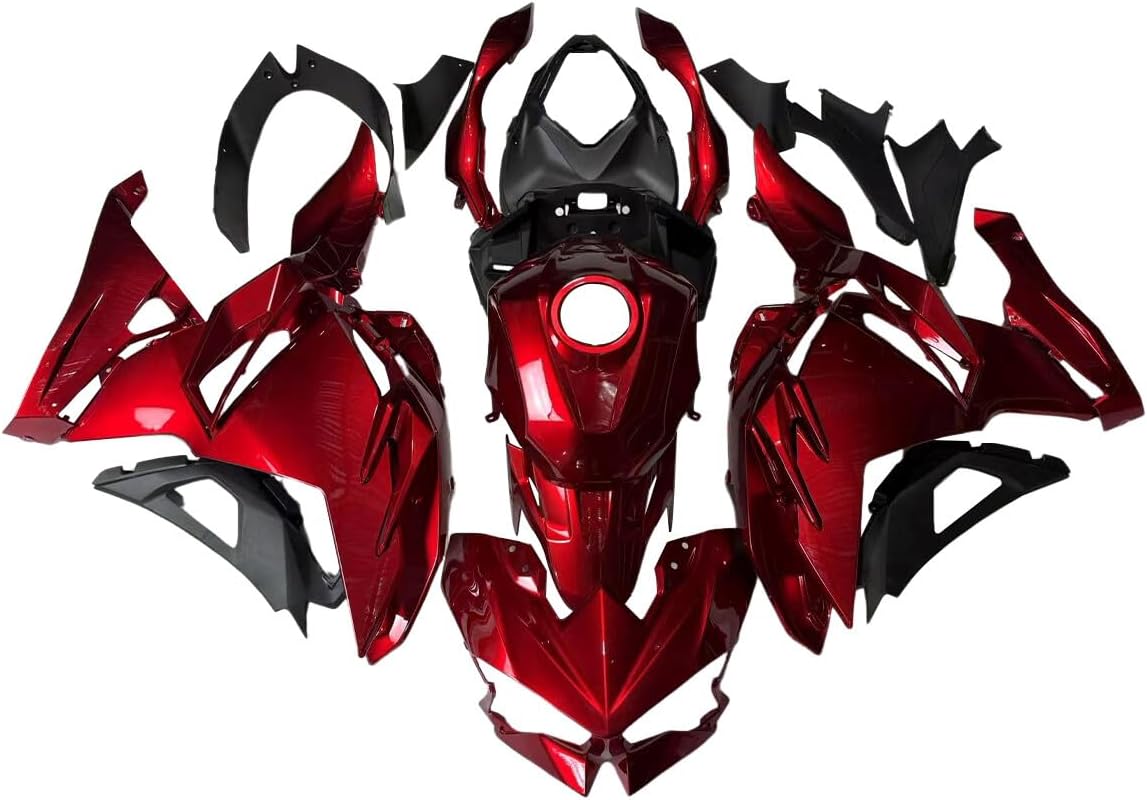 Full Bodywork Matte Black Fairings Compatible For Kawasaki Ninja 500 2024 2025 ABS Plastic Fairing Kit Injection Body Kit