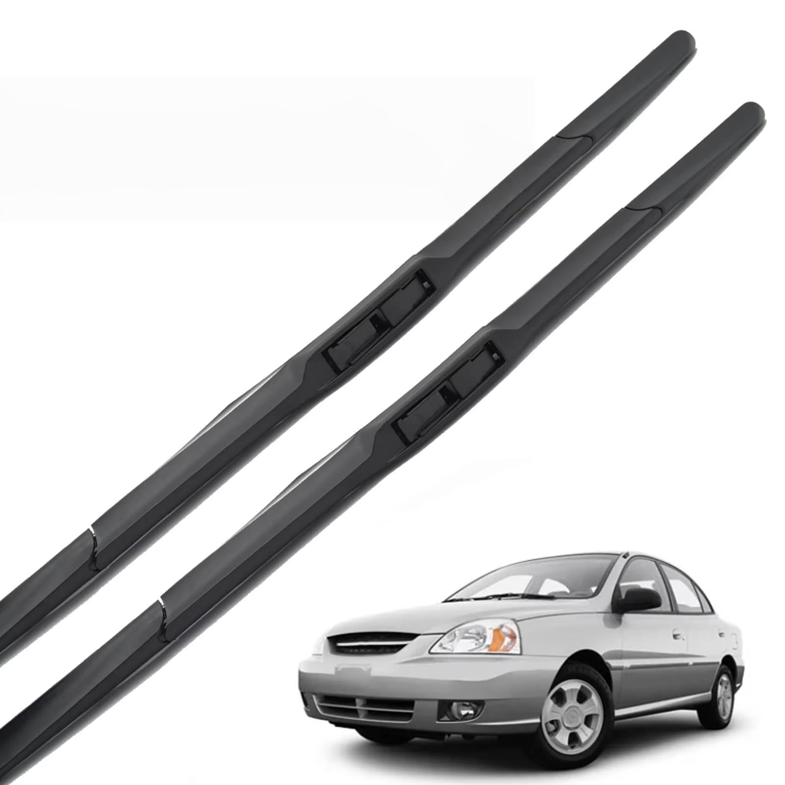 Essuie-glace KIA Rio 1 DC 2000 2001 2002 2003 2004 2005 balais avant de 21" et 18"