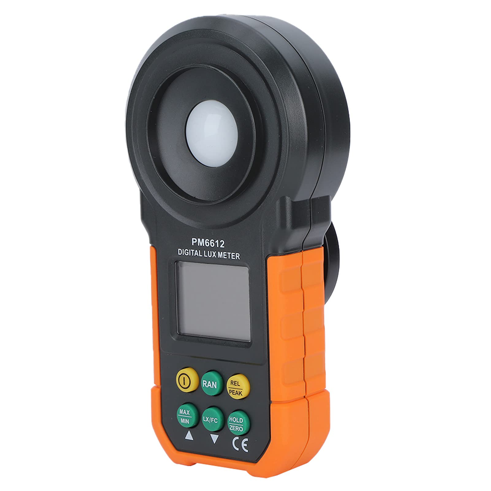 Fdit Luxmetro Digitale Portatile Alta Precisione 0-200000Lx con Range Automatico e Data Hold per Lampade Fluorescenti e Alogenuri Metallici