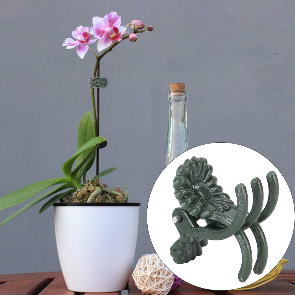 20 pezzi clip per stelo di orchidea supporto per piante clip in