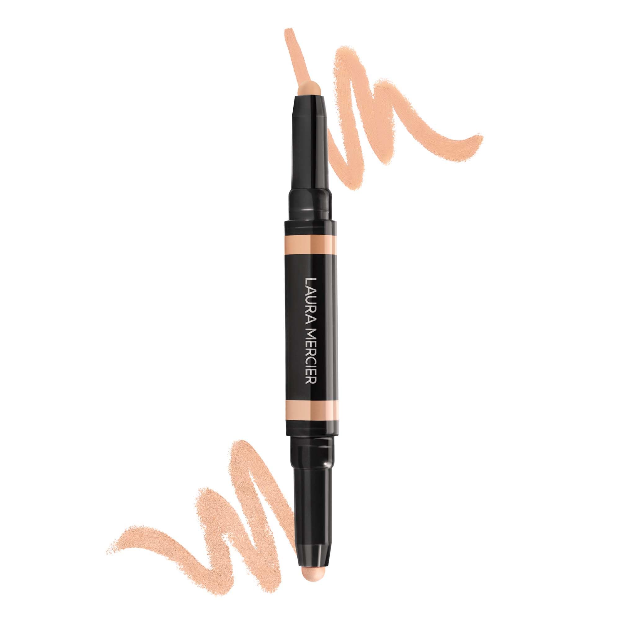 Laura MercierSecret Camouflage Brighten and Correct Duo, 2-in-1 Face and Under Eye Concealer Stick, Blurs Imperfections and Reduces Appearance of Undereye Dark Circles, Full Coverage