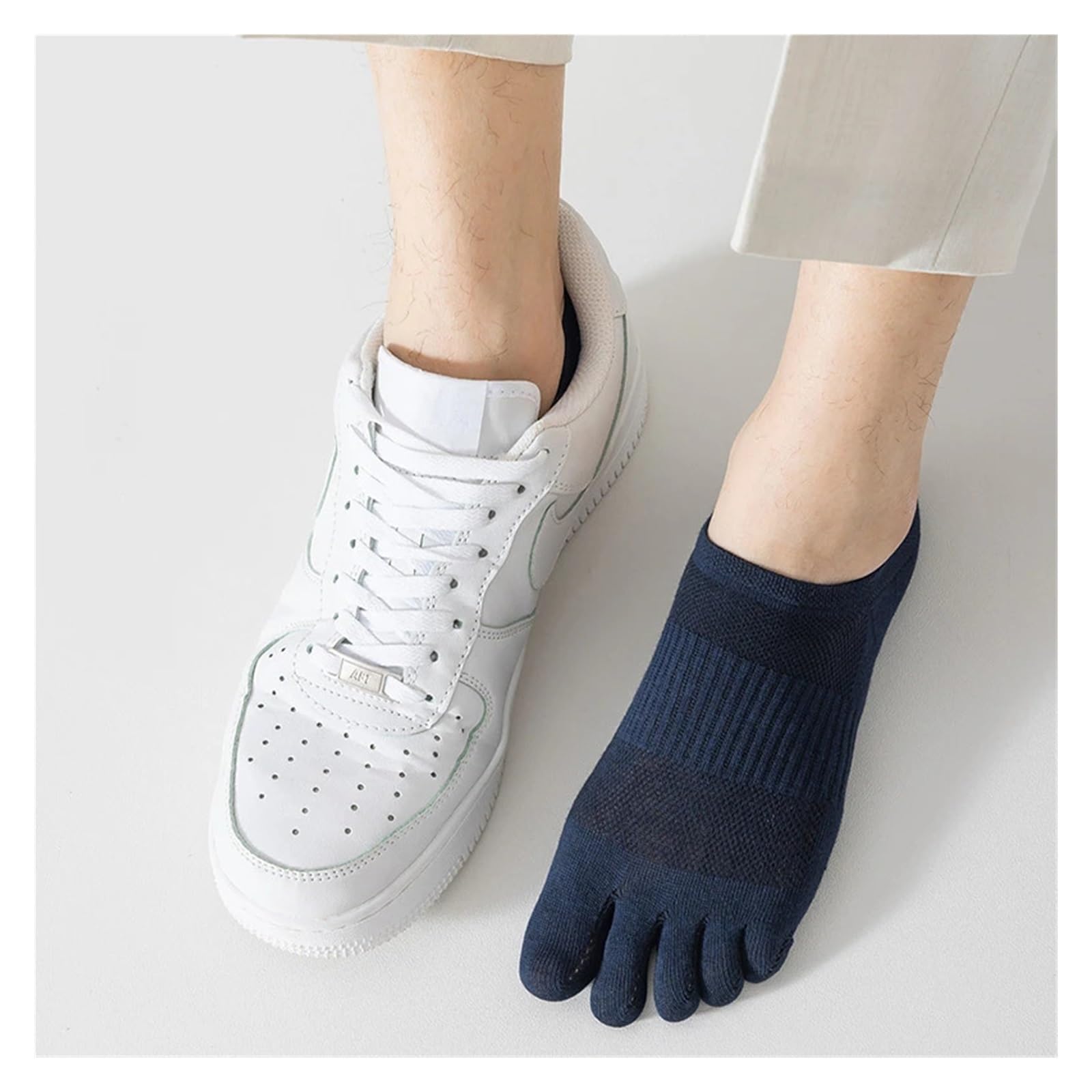 Chaussettes à cinq orteils en coton