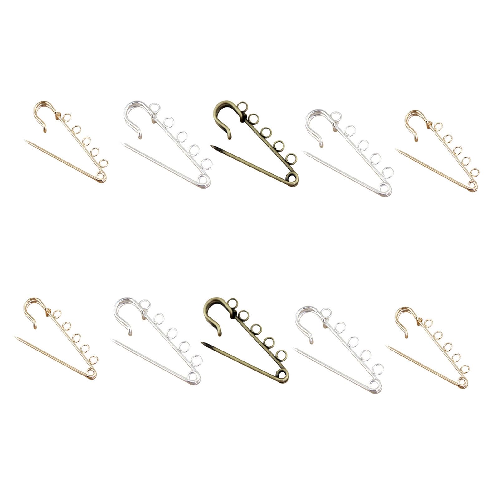 Zeiwohndc Multipurpose Sturdy Metal Pin for Craft Fashion Designs and Home Decoration Large Screws
