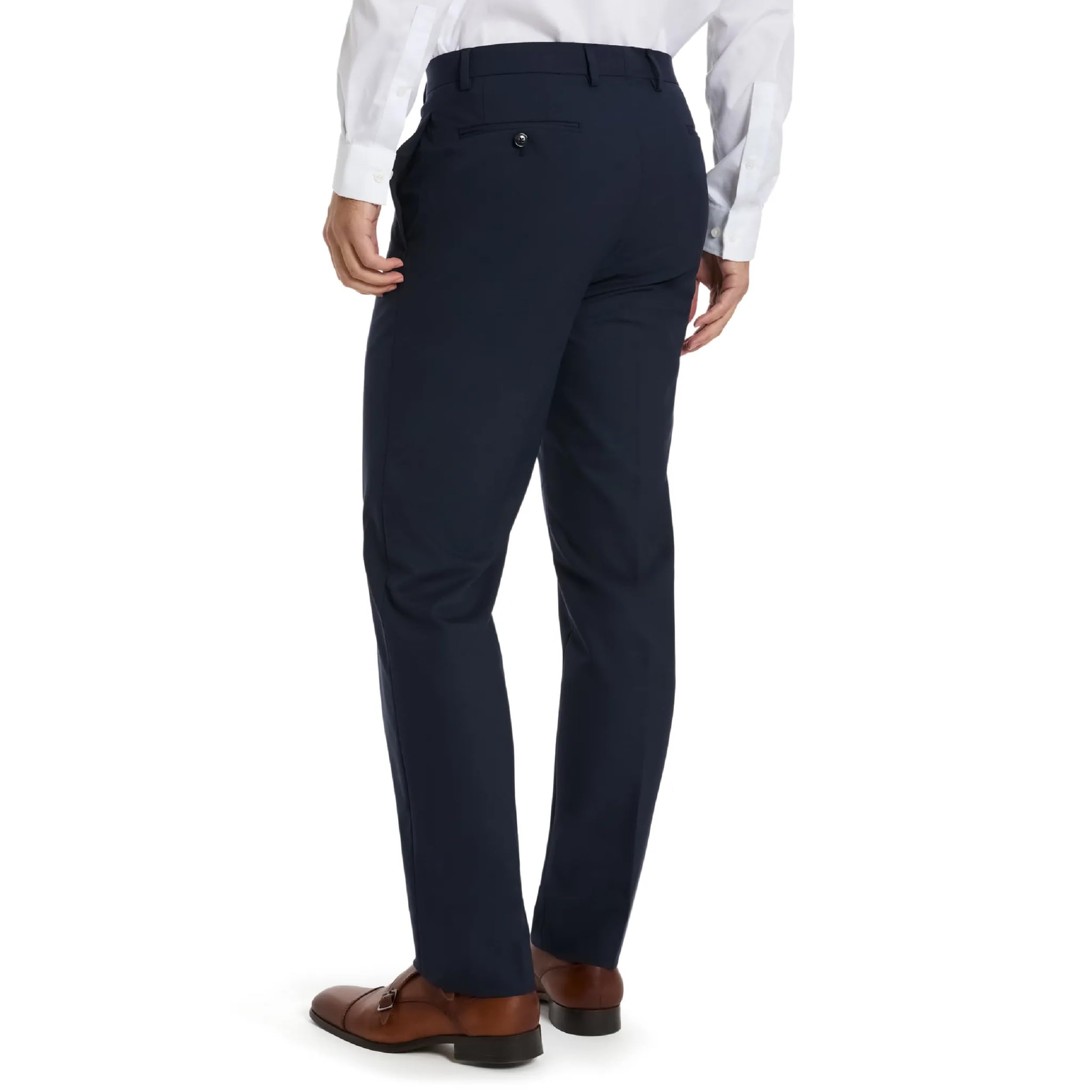 Michael Kors Solid Classic Pants Pantalones de Traje para Hombre