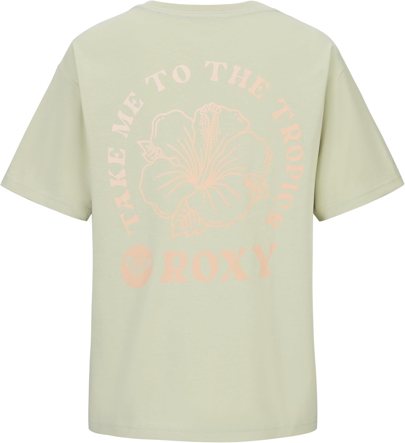 Roxy Girls Short Sleeve Oversized Fit Logo Tee, Crew Neck Graphic T-Shirt, Soft & Comfortable - Image 2