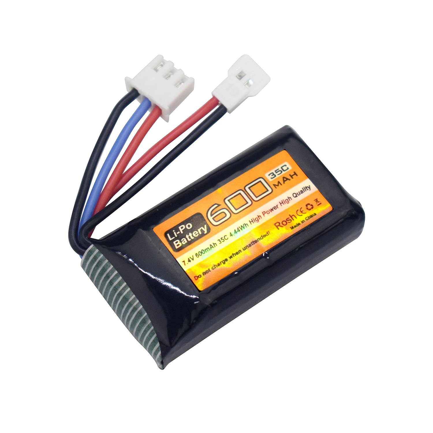 Amazon.co.jp: 2つの7.4V 2S 35C 600mAh Molex Plug Lipo
