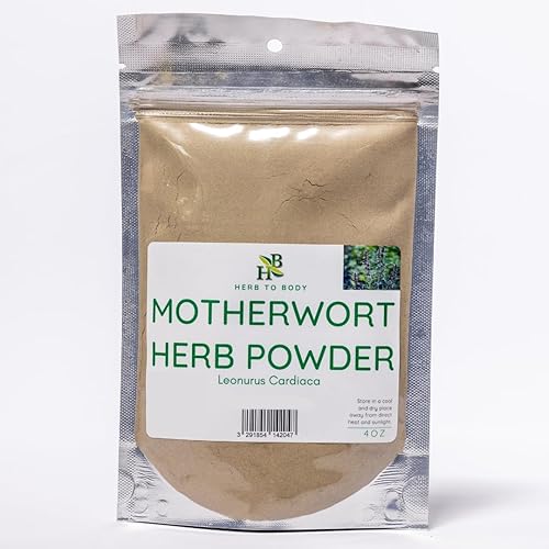 Herb To Body Hierba en polvo Motherwort Leonurus Cardiaca Artesanal silvestre 4oz