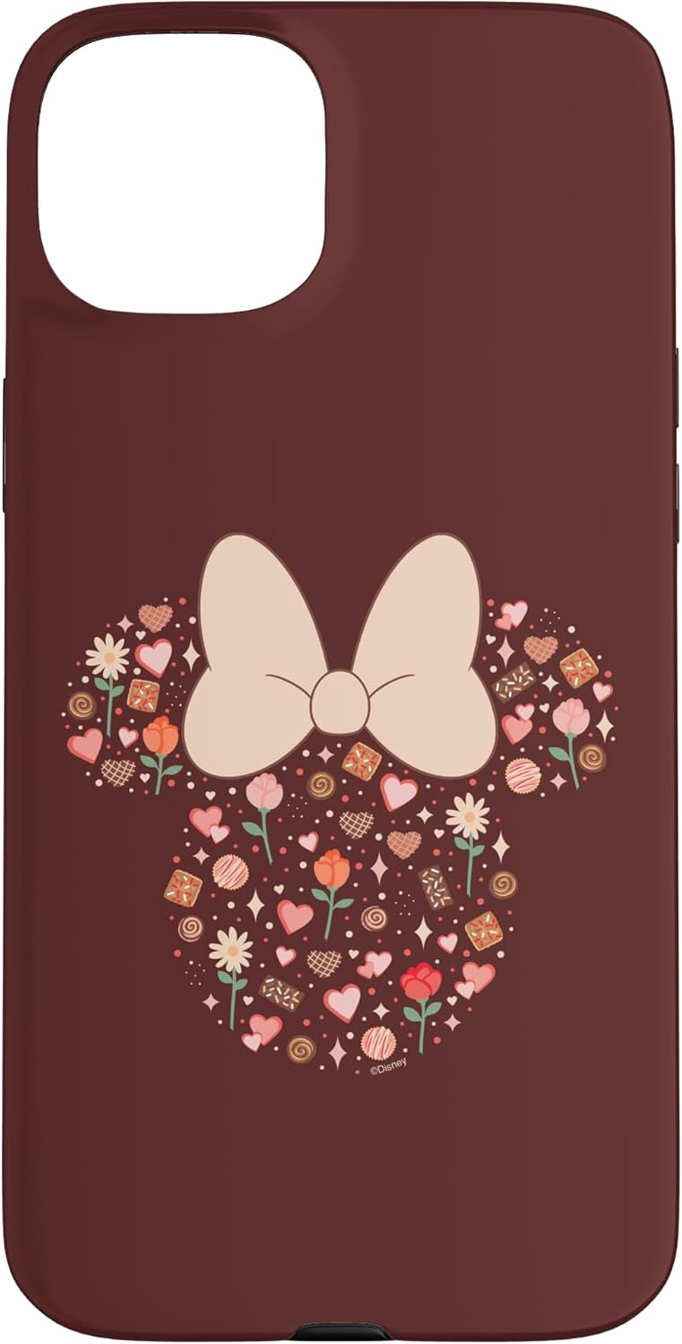 Disney Minnie Mouse Icon Fill Chocolates Flowers Hearts Love Case for iPhone 11