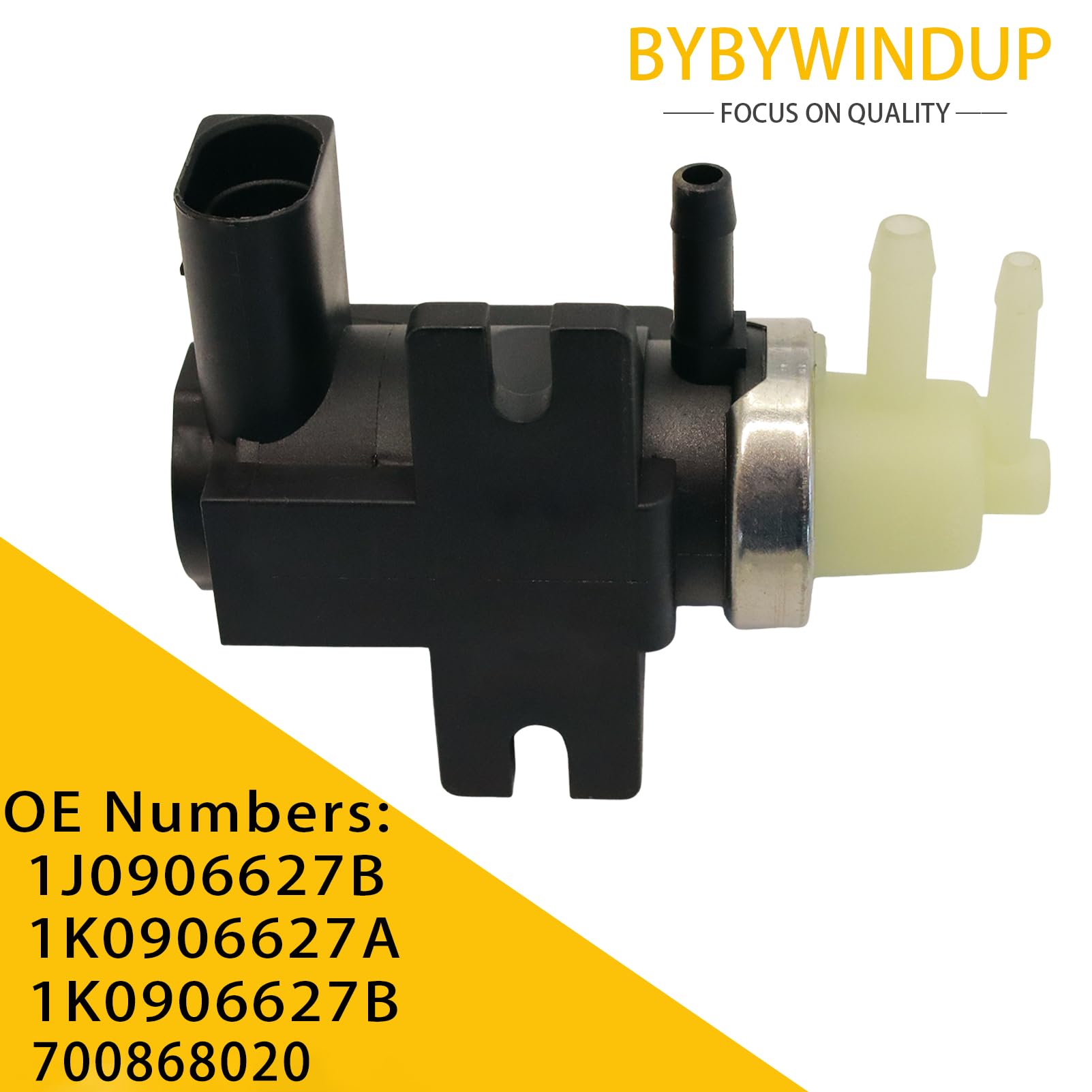 Valvola solenoide pressione turbo compatibile con A3 Passat Golf Beetle Sostituzione per 1J0906627B 1K0906627A 1K0906627B