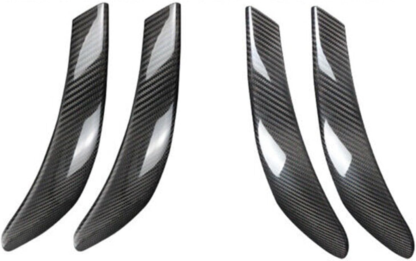 4Pcs Carbon Fiber Interior Door Handle Cover Trim Compatible with BMW 3 4 Series 3GT F34 F30 F36 320i 328i 330i 340i Pull Handles Protective Decorative Cover Sticker