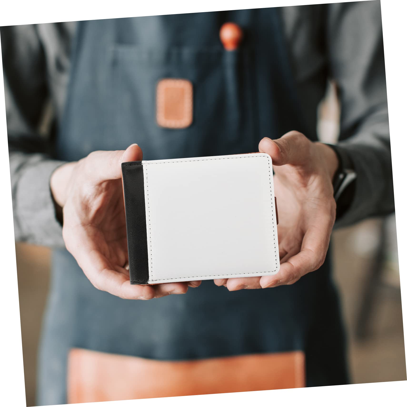 JEWEDECO 4pcs Sublimation Wallet for Women Diy Credit Card Holder Large Capacity Blocking Purse