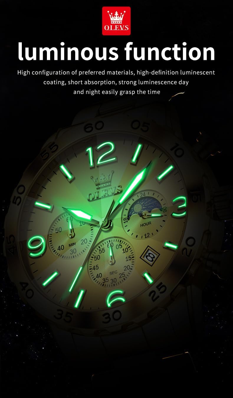 OLEVS Watch submerged in water