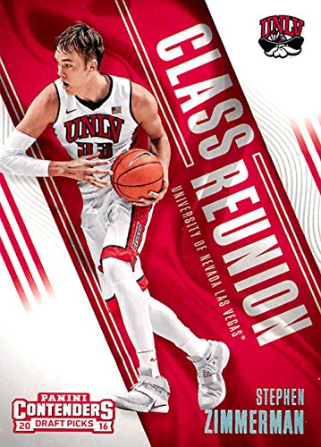 2016-17 Panini Contenders Draft Picks Class Reunion Basketball #19 Stephen Zimmerman UNLV Rebels