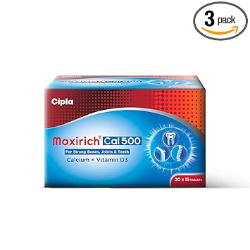 Cipcal 500-15 Tablets (Pack of 3)