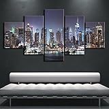 Dimensions de l'ensemble d'impressions sur toile: (40cmx30cm x2pièces, 60cmx30cm x2pièces, 80cmx30cm x1pièce).