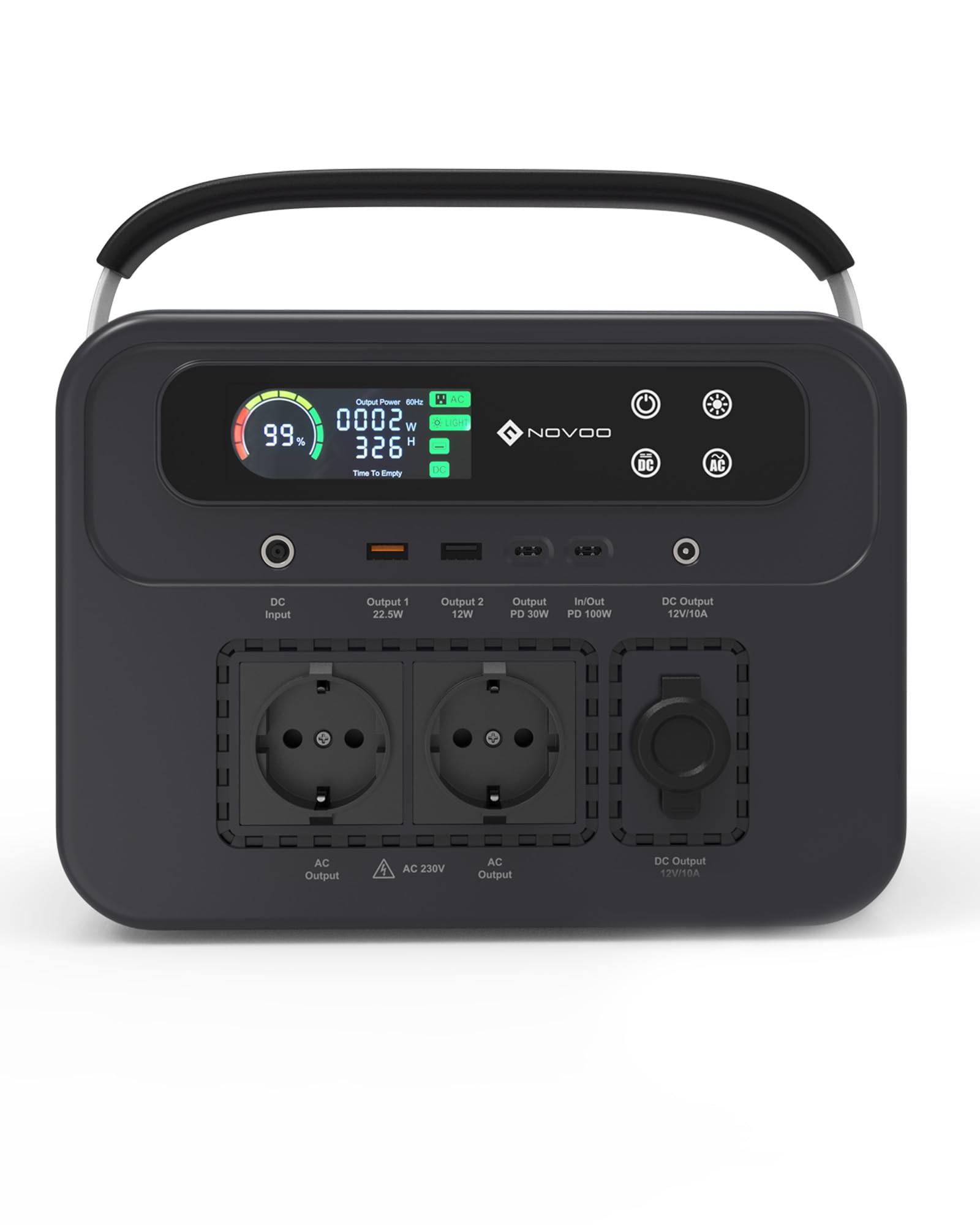 NOVOO Portable Power Station EU-700W