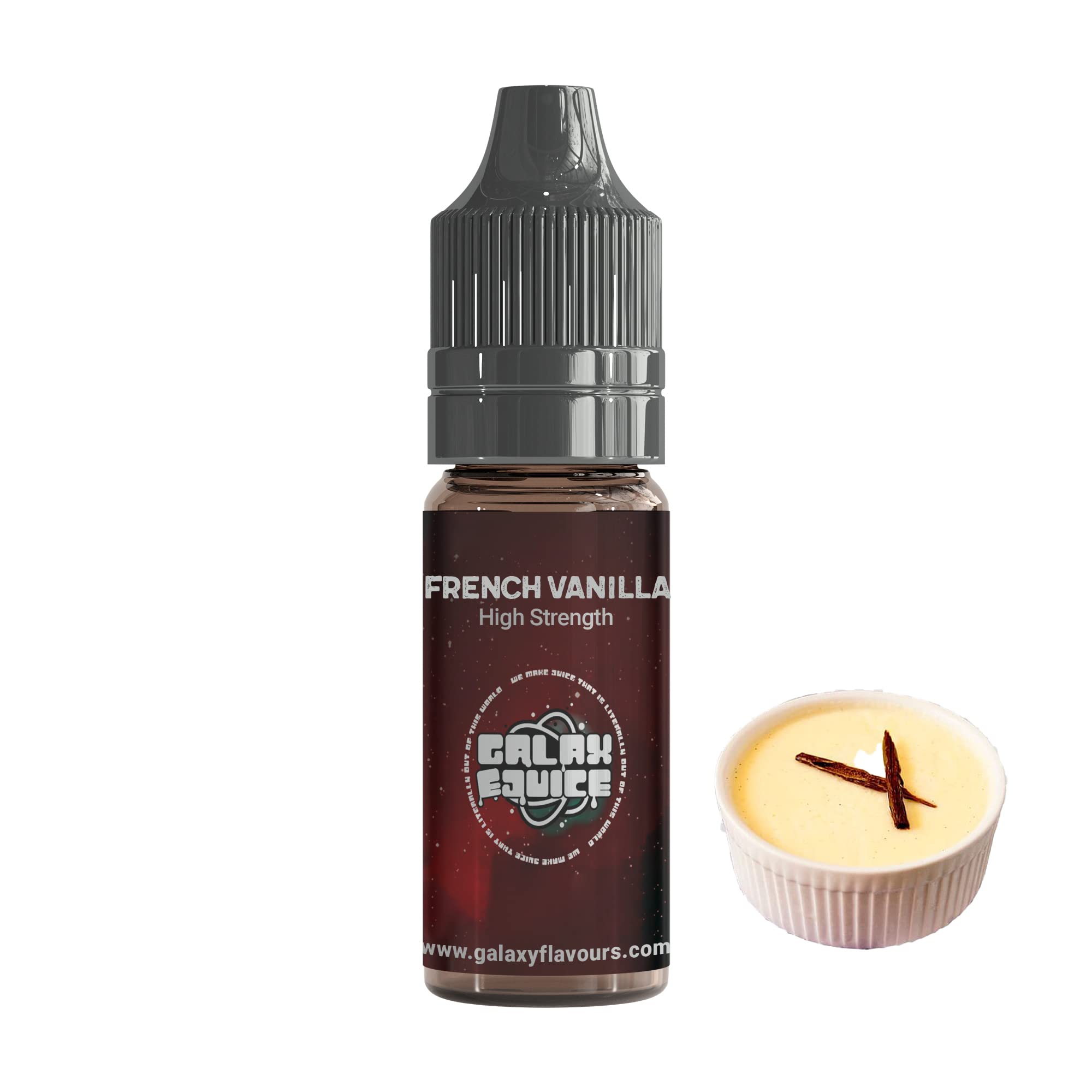 French Vanilla Food Flavouring Drops 10ml - Premium Creamy Extract for Gourmet Baking & Desserts