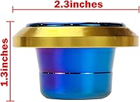 Vista 2 de Modengzhe Protector de choque de rueda deslizante para marco de motocicleta, protección contra caídas, copa de horquilla delantera, ciclomotor