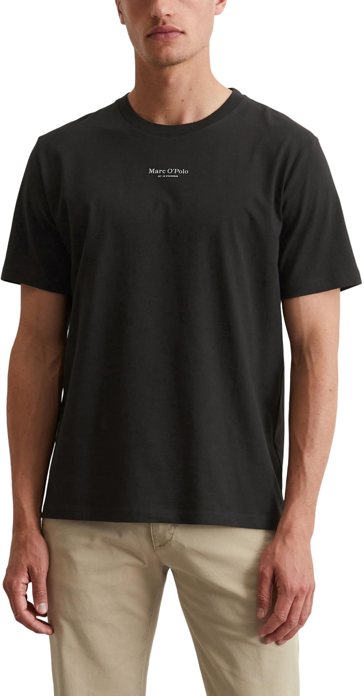 Marc O'Polo Herren T-Shirt aus Bio-Baumwolle Regular Fit