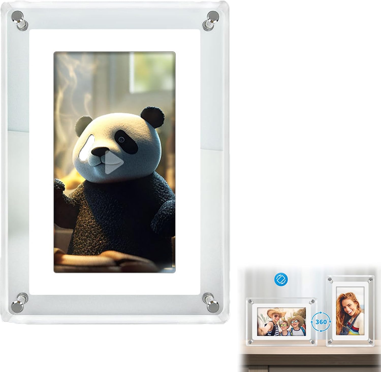 Digital Picture Frame, Infinity Frame,5 in LED Screen
