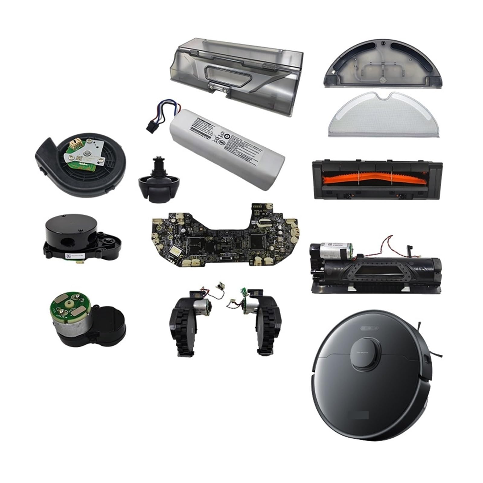 McbeAn Compatible for Dreame Bot L10 Pro Robot Vacuum Cleaner Spare Parts Wheel Mainboard LDS Lidar Sensor Motor Accessories(Left and Right)