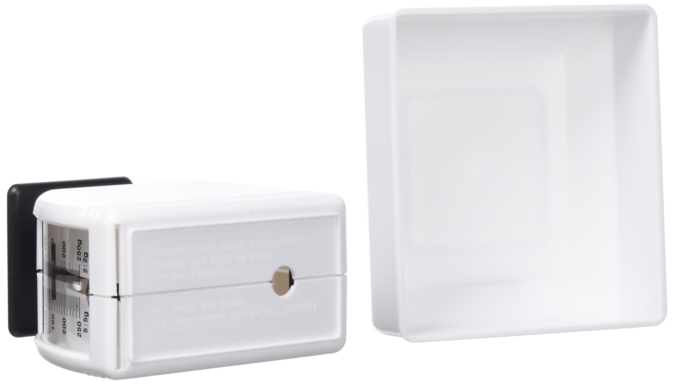 Wedo 249862000 Handy Bilancia a Molla con Vaschetta 250 g, Bianco