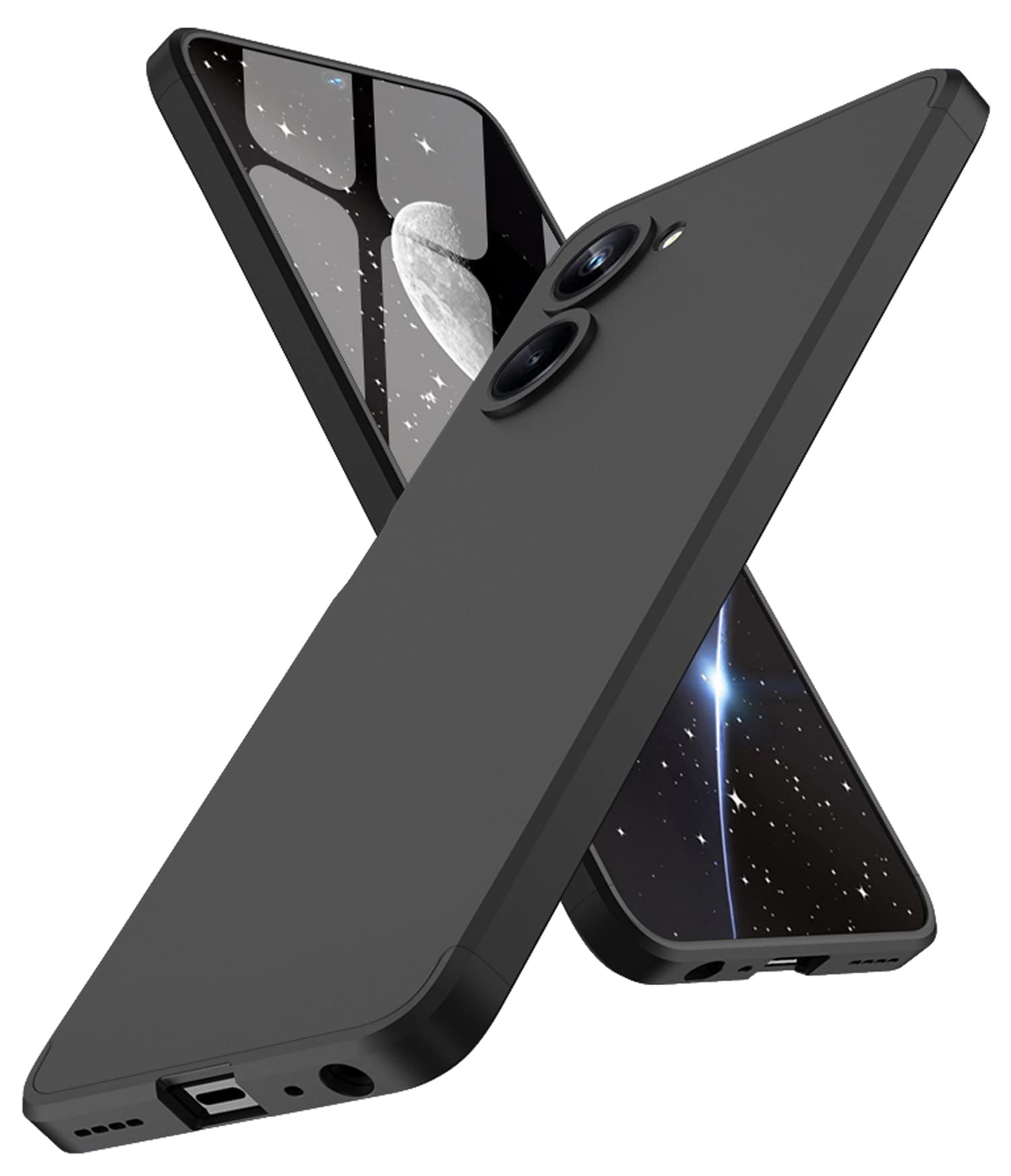 Kapa Double Dip Full 360 Protection Back Case Cover for Realme 10 Pro (Black) (B0C4133LHB) Amazon Price History, Amazon Price Tracker