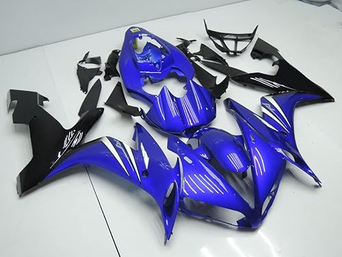 Miniatura 3 de NT FAIRING Carenado de inyección negro azul brillante apto para Yamaha 2004 2005 2006 YZF R1 R1000 YZF-R1 nuevo kit pintado ABS plástico motocicleta