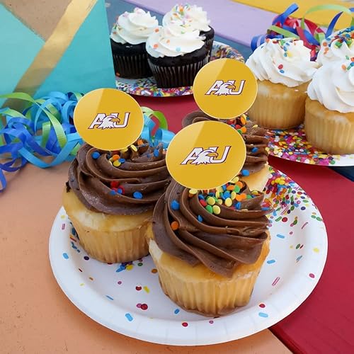 Miniatura 4 de Ashland University - Juego de 6 palillos para cupcakes con logotipo secundario