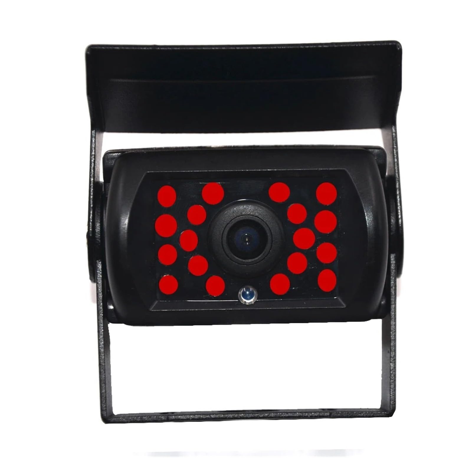 Cámara Visión Trasera HD CCD para Coches Camiones Autobuses Remolques Camionetas Vehículos Recreativos Visión Infrarroja 24 V Cámara Marcha Atrás Coche(Red)