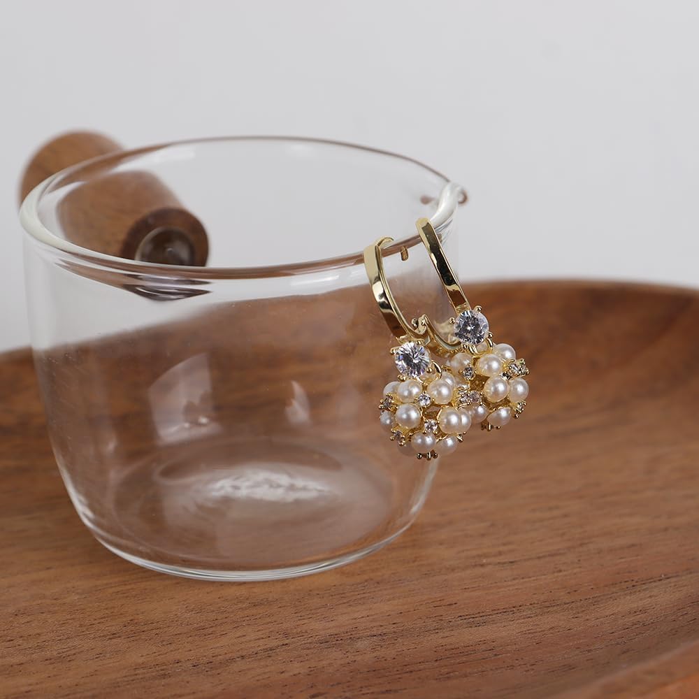 Sonateomber Christmas Tree Dangle Small Gold Hoop Earrings for Women, Cute Sparkly CZ Rhinestone Maple Clover Leaf Drop Earings Thanksgiving Holiday Accessories Fashion Jewelry Gift - Image 7