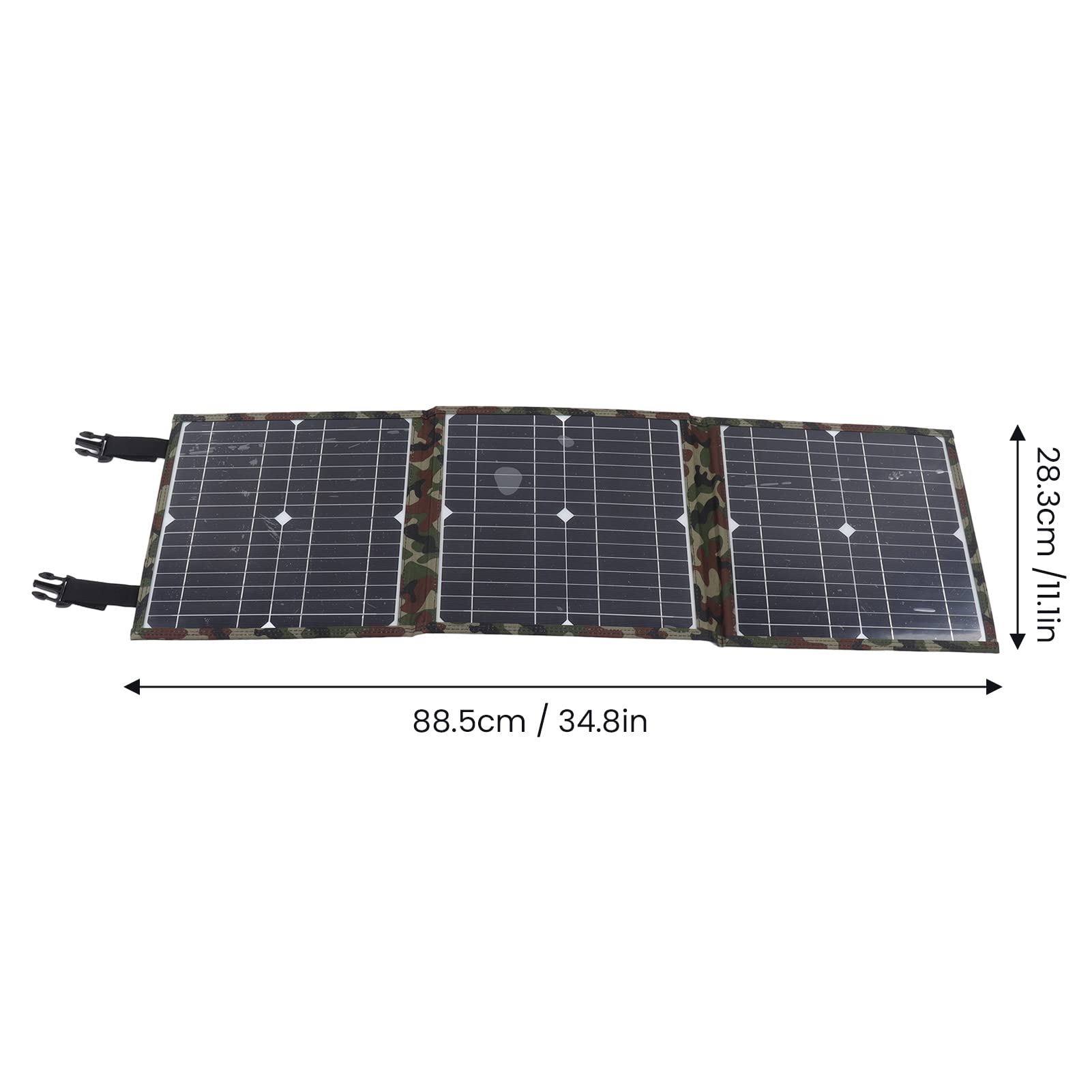 Fonte di energia verde efficiente pieghevole del caricatore del pannello solare di Camo per progettazione monocristallina di RVs 18V 36W