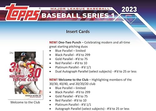 Miniatura 4 de 2023 Topps Series 1 Baseball Hobby Box (24 Packs/14 Cards: 1 Auto or Mem, 1 Silver Pack)