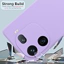 Pikkme iQOO 12 5G Back Cover Camera Protection Shockproof Soft Matte Silicone Back Case for iQOO 12 5G (Purple) gallery image