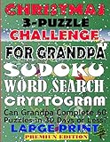 Christmas 3-Puzzle Challenge for Grandpa: Can Grandpa complete 60 Puzzles in 30 Days or Less?