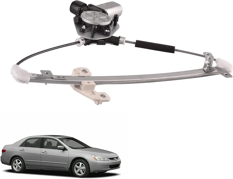 Máquina de vidro elétrica traseira direita com motor Predep para Honda Accord 2003 a 2007 – 1 unidade