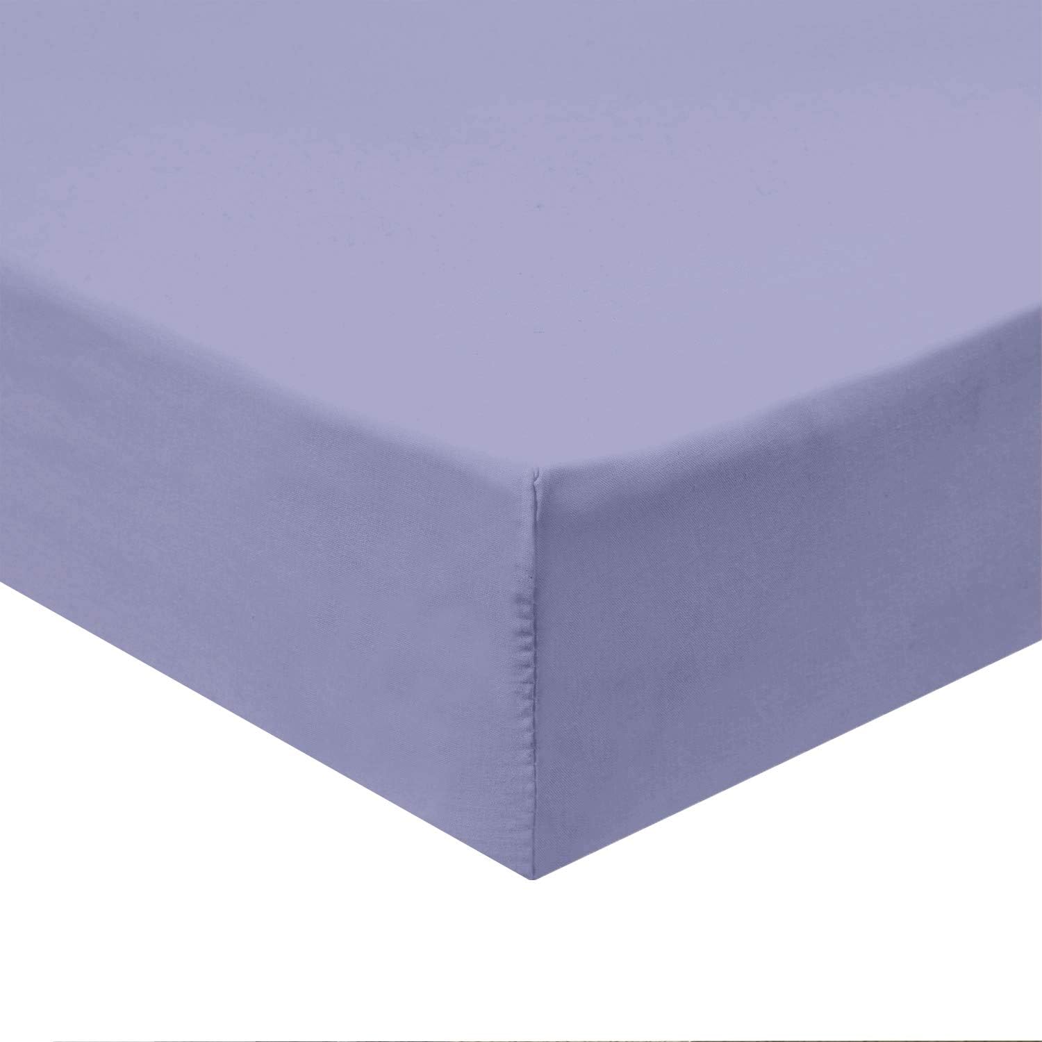 Solid 340-Thread-Count, 100-Percent Cotton Twin XL (39-Inch Wide x 80-Inch Long) Fitted Sheet, Beige