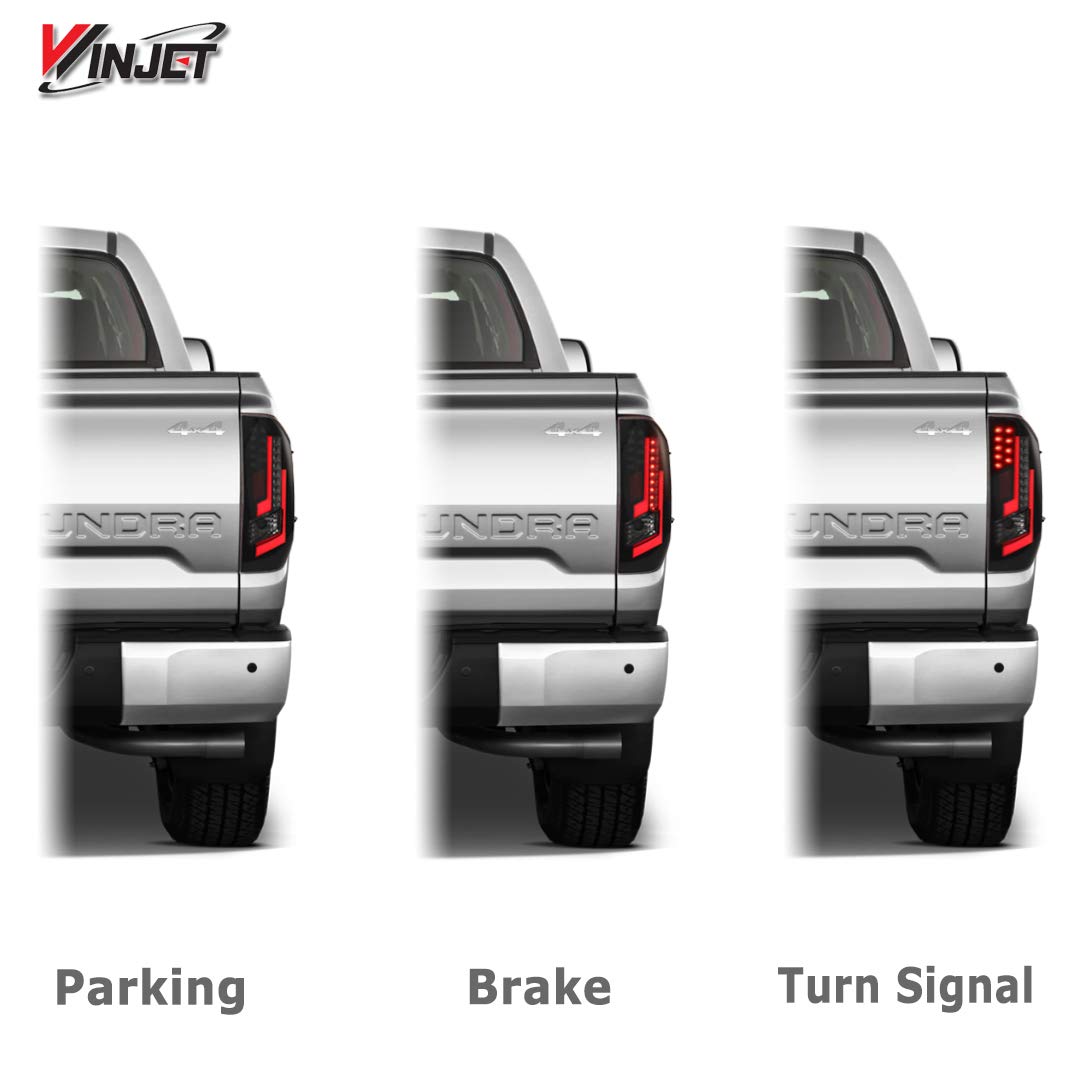 Winjet Off Road Series for [2014 2015 2016 2017 2018 2019 2020 Toyota Tundra] DRL LED Tail lights