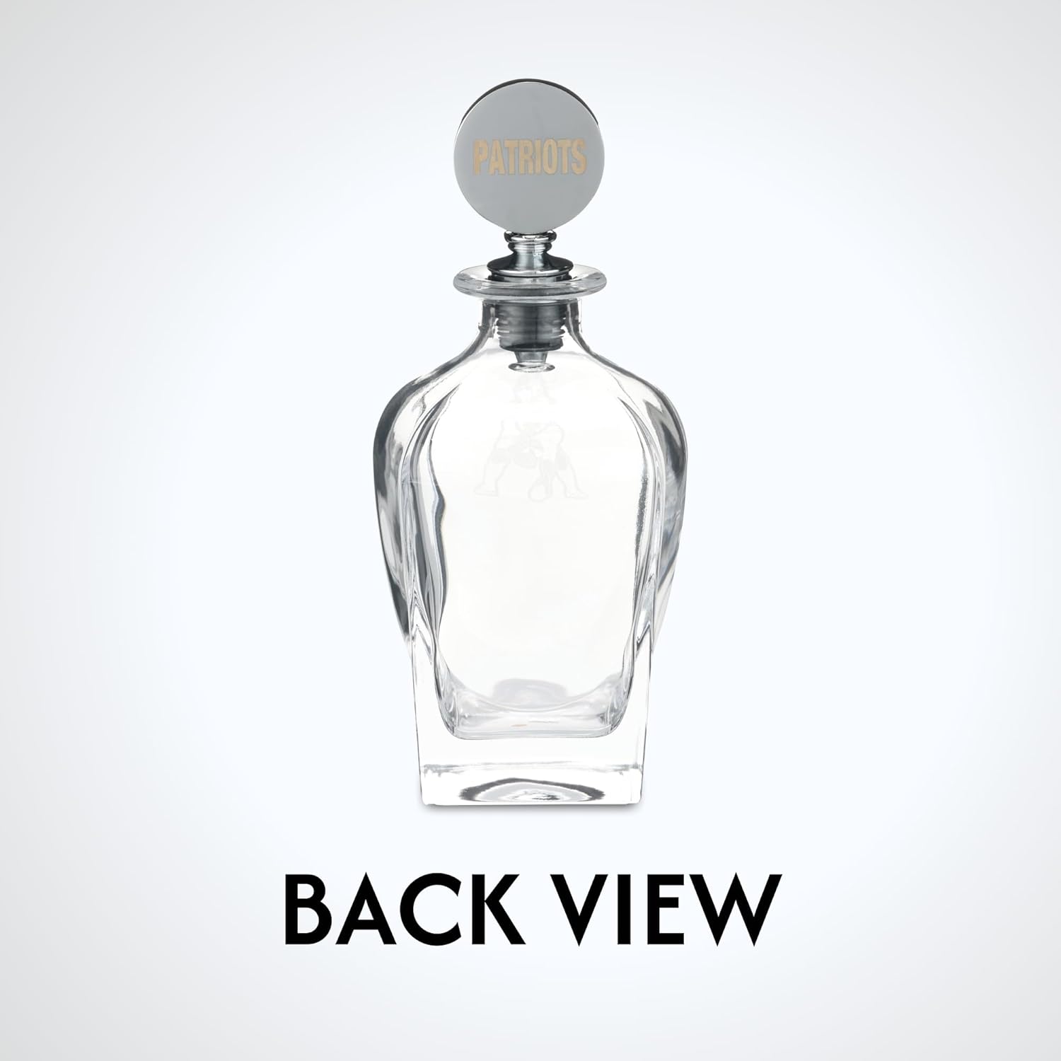 The Memory Company Officially Licensed NFL Team Spirit Decanter Set - Premium Glass Decanter with Team Mascot Stopper, 750ml Capacity, Official NFL Licensed Bar Collection, Whiskey Bourbon Gift