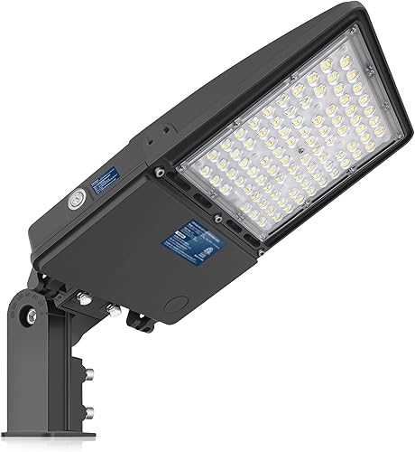 Miniatura 7 de AKK Iluminación LED de estacionamiento de 150 W con soporte de brazo ajustable, 21000 lm (140 LMW), luces LED de estacionamiento, luz de calle de