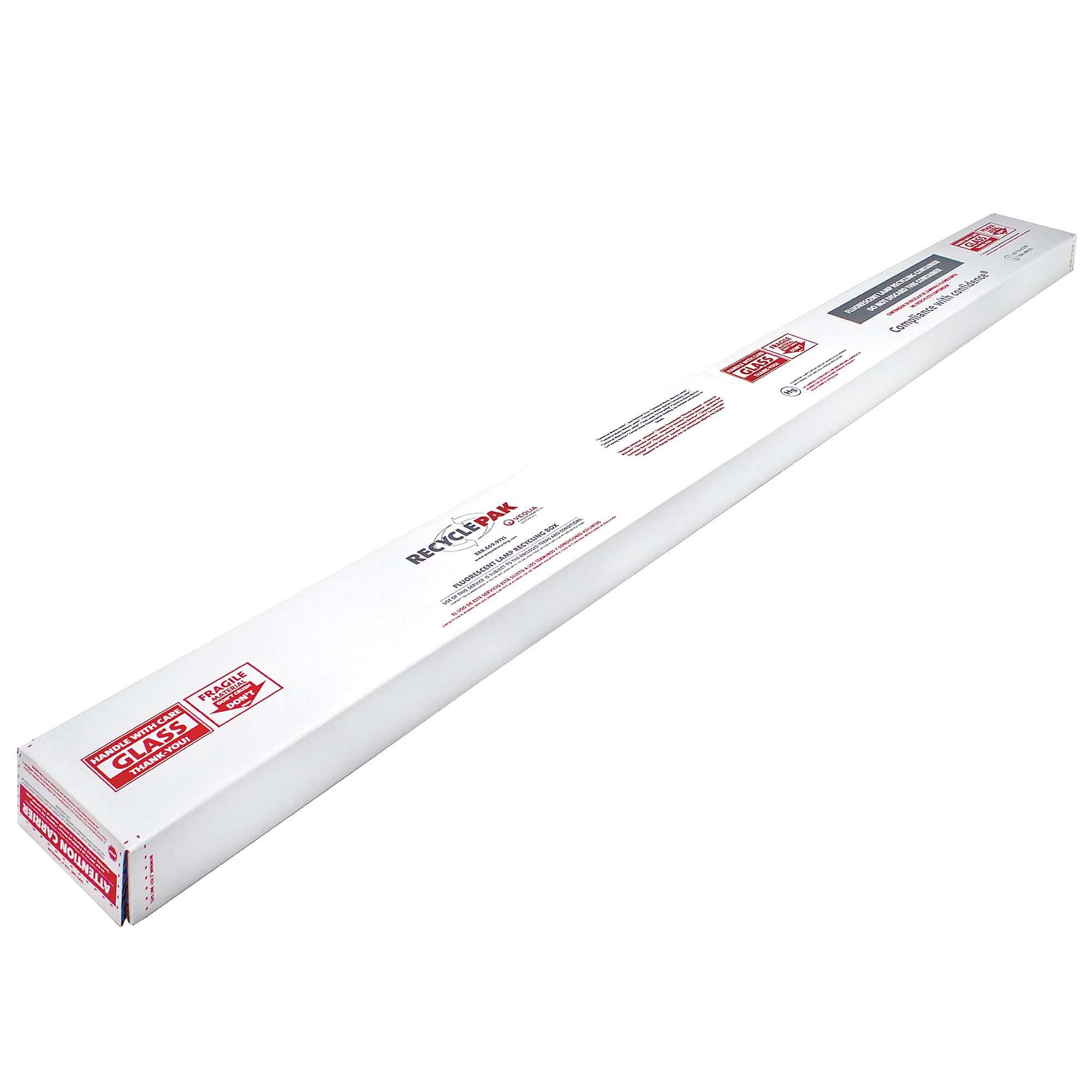 Veolia Environmental Services SUPPLY-044 Recycle Pak Prepaid Lamp Recycling Box, 6 X 6 X 96", 1" x 1" x 1"