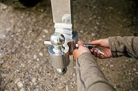 Vista 3 de Gancho de aluminio de caída rápida 3413 de Andersen Manufacturing, Inc. de 2 pulgadas x 2 5/16 pulgadas x 10 pulgadas