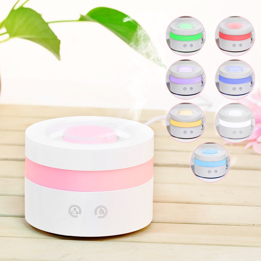 Mini USB Essential Oil Diffuser, Pandawill 100ml Portable Humidifier
