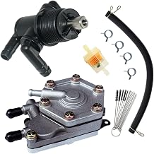 3-Way 7052161 Fuel Shut Off Valve Petcock Fit for Polaris Sportsman Magnum Ranger Xplorer Xpedition 325 330 335 400 330 500 700 Replace 5432559 7052161
