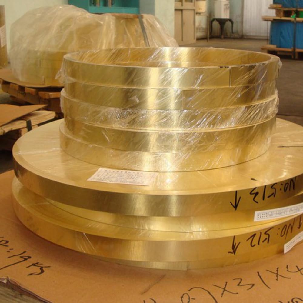 2pcs 0.1×15×1000mm Brass Strips, Thin Sheets, Brass foils