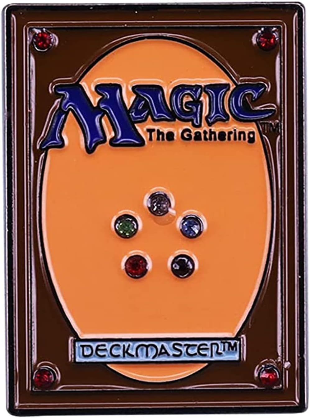 VNEWSCHITHE GATHERING MAGIC Brooch Marvelous Game Brooch Wonderful Game Badge Magic Wind and Cloud Club Enamel Pin Jewelry Gift for Game Fans Suitable for Hat Jacket Shirt, Alloy Steel, no gemstone