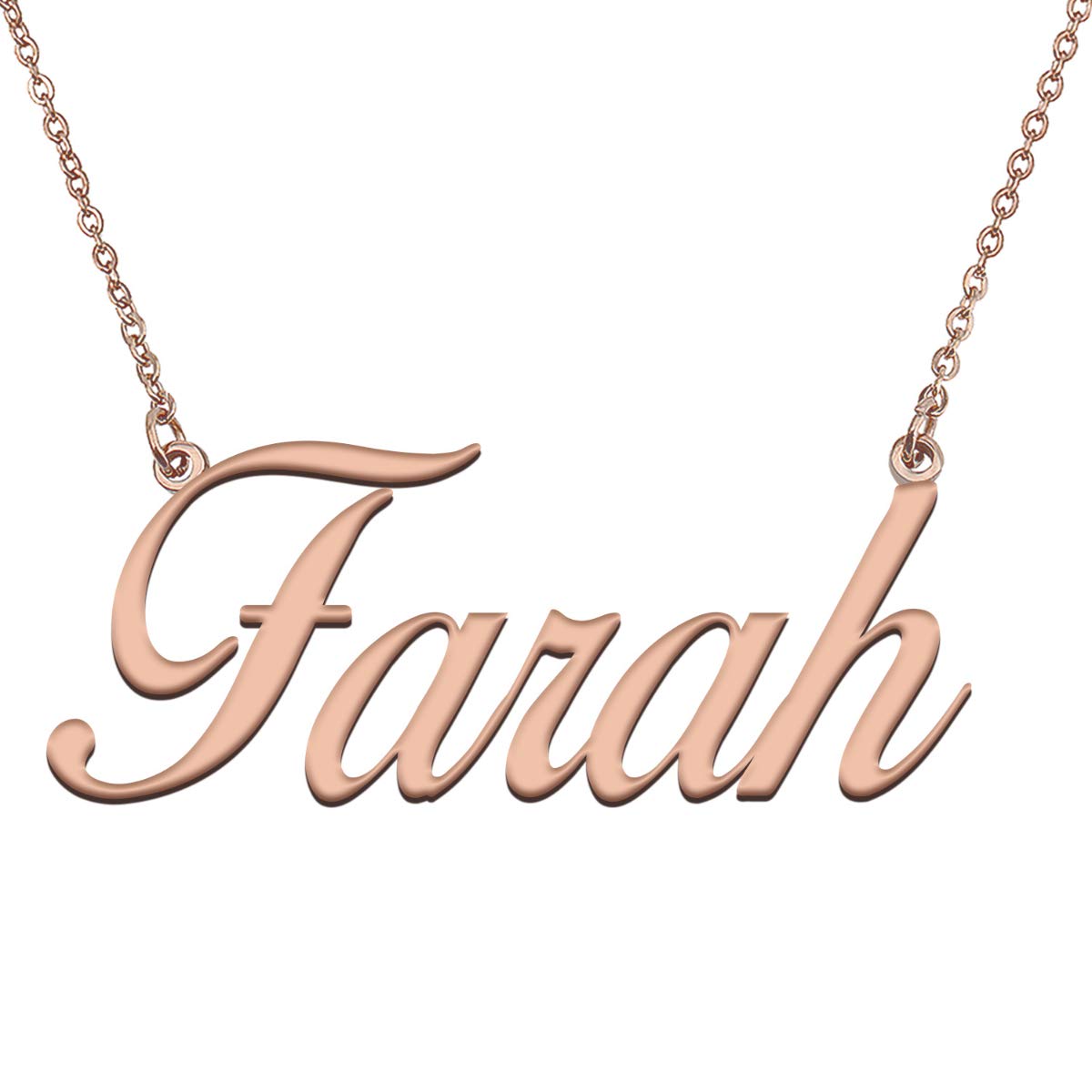 GR35Z9Custom Made Charm Stainless Steel Any Name Necklace for My Girls
